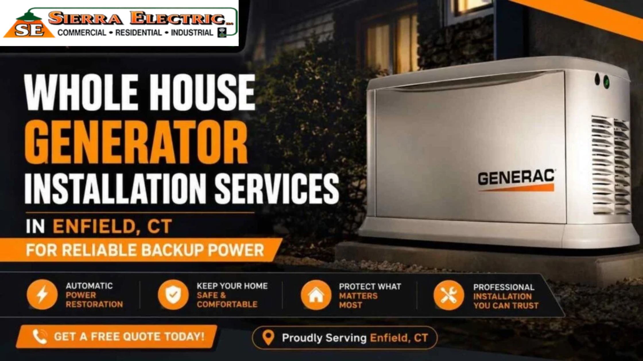 Whole House Generator Installation