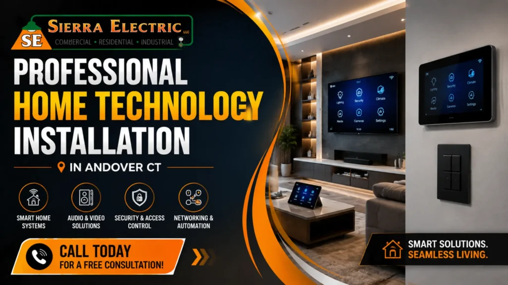 Professional Home Technology Installation in Andover CT - Call Us