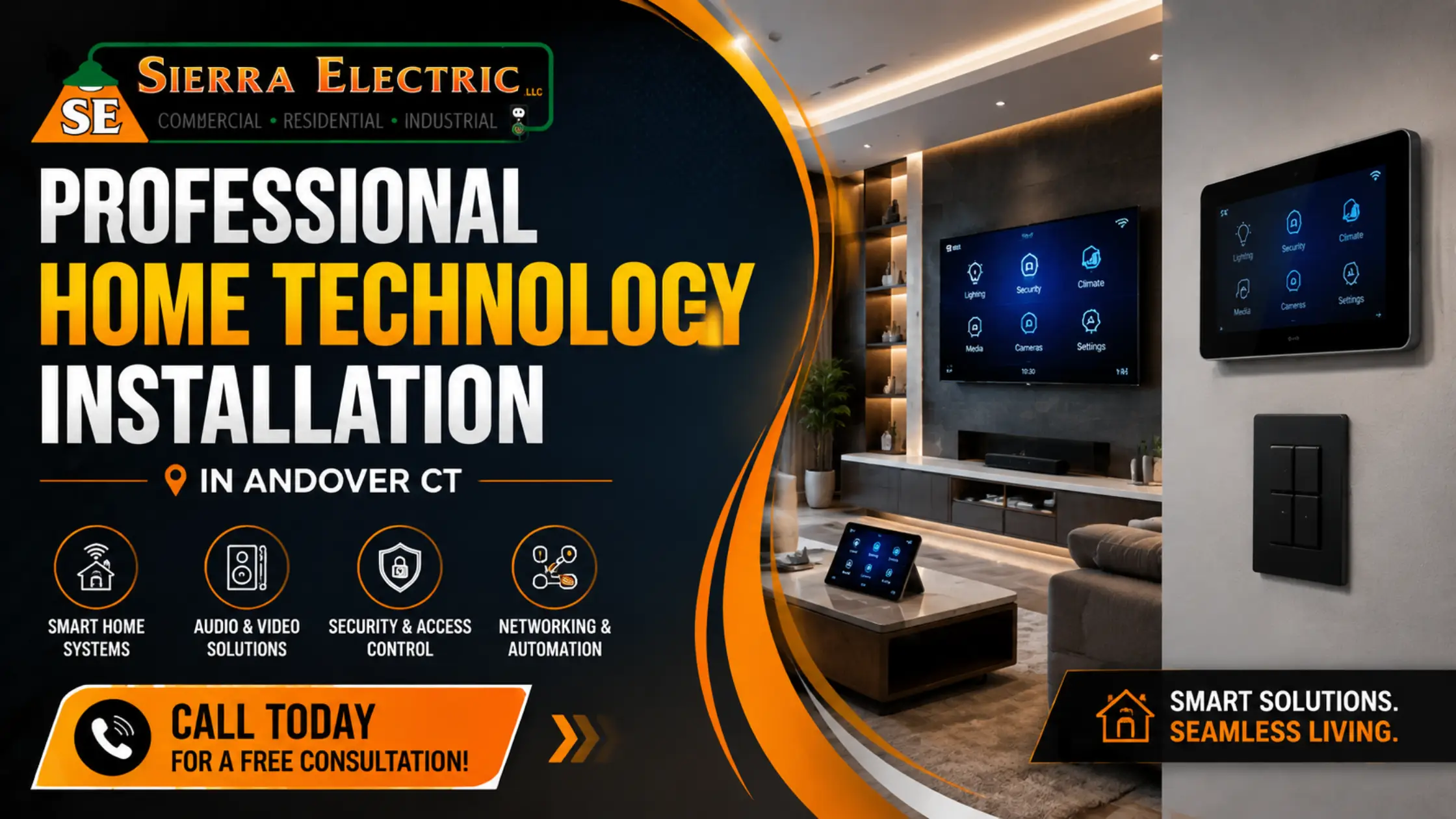 Professional Home Technology Installation in Andover CT - Call Us